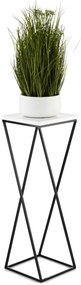 Kvetinový stojan LOFT I 70 cm čierny/biely