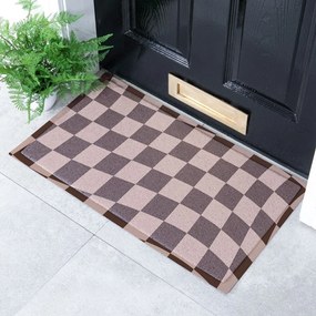 Rohožka z PVC 40x70 cm Checkerboard – Artsy Doormats