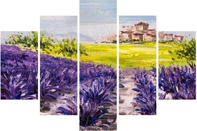 Obraz - Provance, Francúzsko, olejomaľba (150x105 cm)