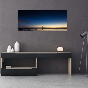 Obraz majáka v diaľke (120x50 cm)