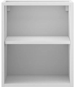 Mexen Box-A, otvorená skrinka s policou 40 cm, biela matná, 91AX2-0400-470-0-01