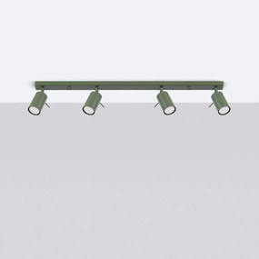 Zelené bodové svietidlo 6x81 cm Etna – Sollux