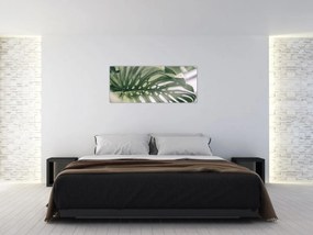 Obraz - List monštier (120x50 cm)