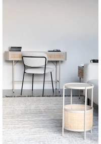 Béžový konzolový stolík 40x120 cm Amaya – White Label