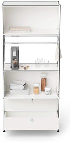 Kovový regál »CN3« s 1 priehradkou a 2 zásuvkami