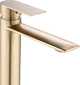 Rea Veneta, vysoká umývadlová batéria h-295, zlatá matná, REA-B3009