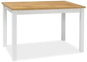 Jedálenský stôl Signal ADAM 100 dub wotan/biely mat