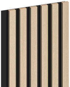 Mexen Lam-B, akustické stenové lamely 275 × 30 cm, HDF doska 4 mm, technická dyha, dub pieskový, S100-275307-3015-001