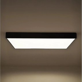 LED stropné svietidlo LED/340W/230V 3000/4000/6500K 100x100 cm čierna