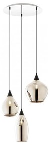 Redo 01-3192 - Luster na lanku TANNER 3xE14/28W/230V pr. 37,6 cm UN1056
