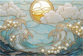Obraz - 3D perly v oceáne (90x60 cm)