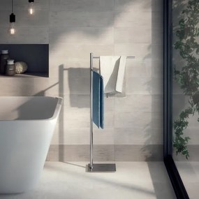 Gedy - Stojan na uteráky TRILLY 83,5 cm lesklý chróm