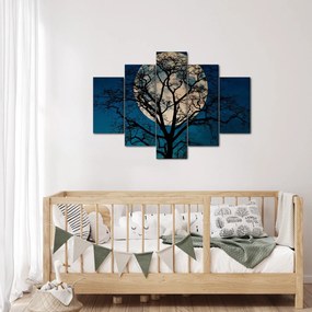 Obraz stromu so splnom (150x105 cm)