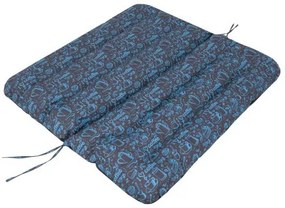 Vankúš na hojdačku ANIA 120 cm coffee, modrý