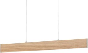 Eglo 39344 - LED závesné svietidlo na lanku CLIMENE LED/17W/230V + LED/4,2W dub