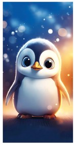 PLÁŽOVÁ OSUŠKA Z MIKROVLÁKNA PENGUIN 100X180 CM VZOROVANÁ
