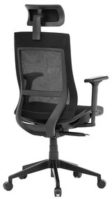 Autronic BONTEC Kancelárska stolička, synchrónny mechanizmus, čierna sieťovina, KA-W002 BK Farba: Čierna
