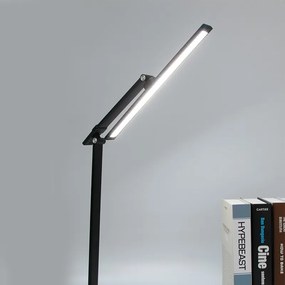 Stolná LED lampa VOLTIA s bezdrôtovou nabíjačkou a USB