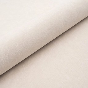 Krémová čalúnená dvojlôžková posteľ s úložným priestorom s roštom 180x200 cm Mija – Maison de Rêve