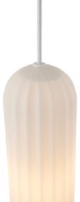 Nordlux Biely závesný luster Miella pre žiarovku E27 ø10cm 2412523001
