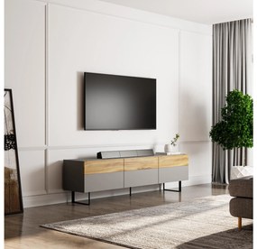 TV stolík/skrinka Sajn (dub sivý). Vlastná spoľahlivá doprava až k Vám domov. 1107723