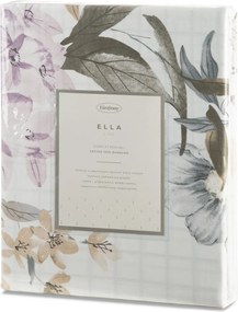 SATÉNOVÉ OBLIEČKY ELLA16 160X200 CM, 2 KS 70X80 CM KVETY