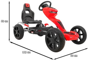 RAMIZ GOKART GRAND RIDE - červená 2022