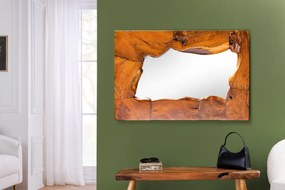 Zrkadlo MOSAIC 90 cm z masívneho teakového dreva