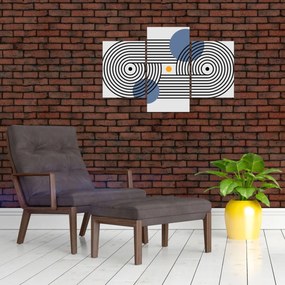 Obraz - Minimalistická abstrakcia N⁰3 (90x60 cm)
