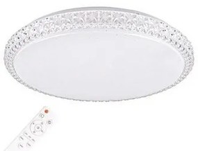 LED Stmievateľné stropné svietidlo CRUZ s diaľkovým ovládačom 1xLED/66W/230V 3300lm