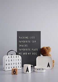 Darčekový kufrík s personalizovaným riadom pre deti DESIGN LETTERS - B