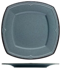 24-dielna jedálenská súprava, modrá/porcelán