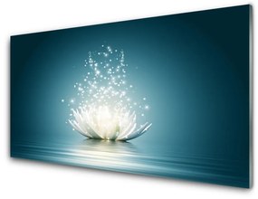 Nástenný panel  Kvet lotosu 100x50 cm