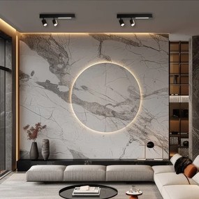 LED Bodové svietidlo MAGNET LED/5W/230V + 2xGU10/60W 3000/4000K čierna