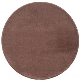 Ayyildiz koberce Kusový koberec Catwalk 2600 Brown kruh - 120x120 (priemer) kruh cm