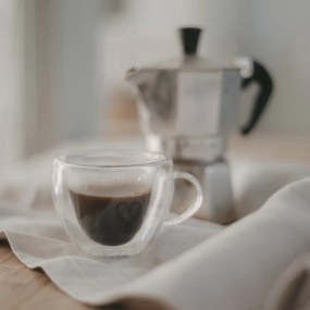 Eulenschnitt Sklenený hrnček na espresso Heart 50 ml