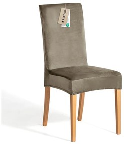 Sivobéžový napínací poťah na stoličku 48 cm Sento – Restilo