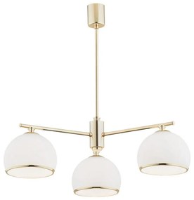 Argon 1488 - Luster na tyči MARBELLA 3xE27/15W/230V mosadz