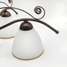 Brilagi - LED Prisadený luster ANTICO 5xE27/60W/230V bronz patina