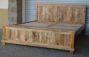 furniture-nabytek.cz - Masívna posteľ 180x200 z dreva mango