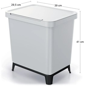 Odpadkový kôš na triedený odpad NKS30 29 l - popolavá