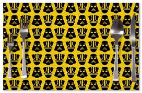 Sablio Prestieranie Star Wars Stormtrooperi Pattern na žltej: 40x30cm