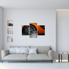 Obraz - Oranžový športiak (90x60 cm)
