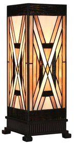 Vitrážová stolná lampa PRISM 44*17