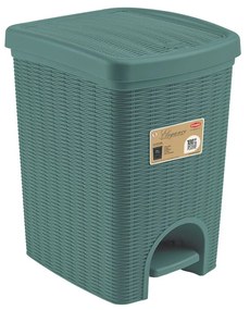 STEFANPLAST Odpadkový kôš 20 l, 31 × 27,5 × 39 cm, zelenošedý