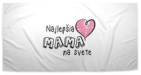 Sablio Uterák Najlepšia mama na svete - 30x50 cm