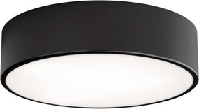 Stropné svietidlo CLEO so senzorom 2xE27/24W/230V pr. 30 cm čierne