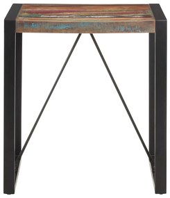 Jedálenský stôl 70x70x75 cm, recyklovaný masív