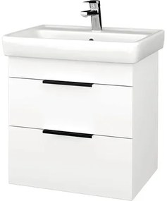 Kúpeľňová skrinka s umývadlom Dřevojas Benefit 54,5x56 cm biela umývadlo Dreja Q 323318