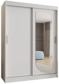 Šatníková skriňa 150 cm Lulu (biela). Akcia -20%. Vlastná spoľahlivá doprava až k Vám domov. 1125974